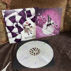 Beetlejuice Original Soundtrack Danny Elfman White Splatter Swirl EX VINYL 2019