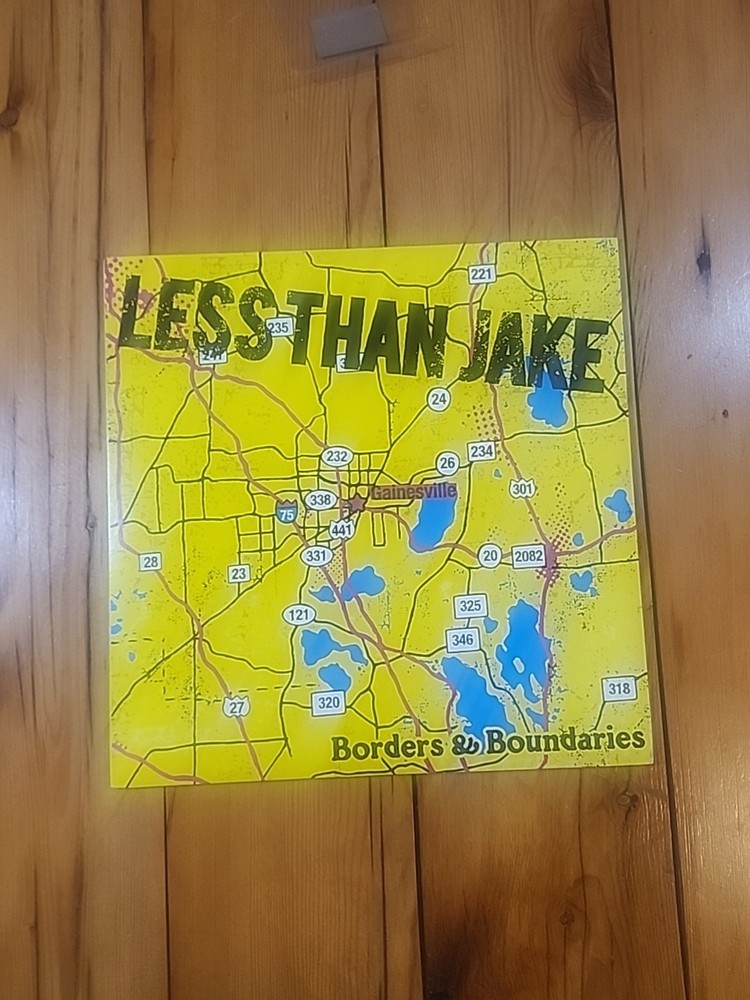 Less Than Jake Borders And Boundaries 1999 LP Fat Wreck INCLUDES DVD Ska Punk