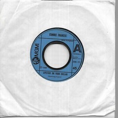Connie Francis Lipstick On Your Collar Re=issue jukebox ready UK 45 7″ single