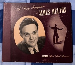 1942 JAMES MELTON SERENADE 2 RECORD SET RCA RED SEAL LABEL 78 RPM