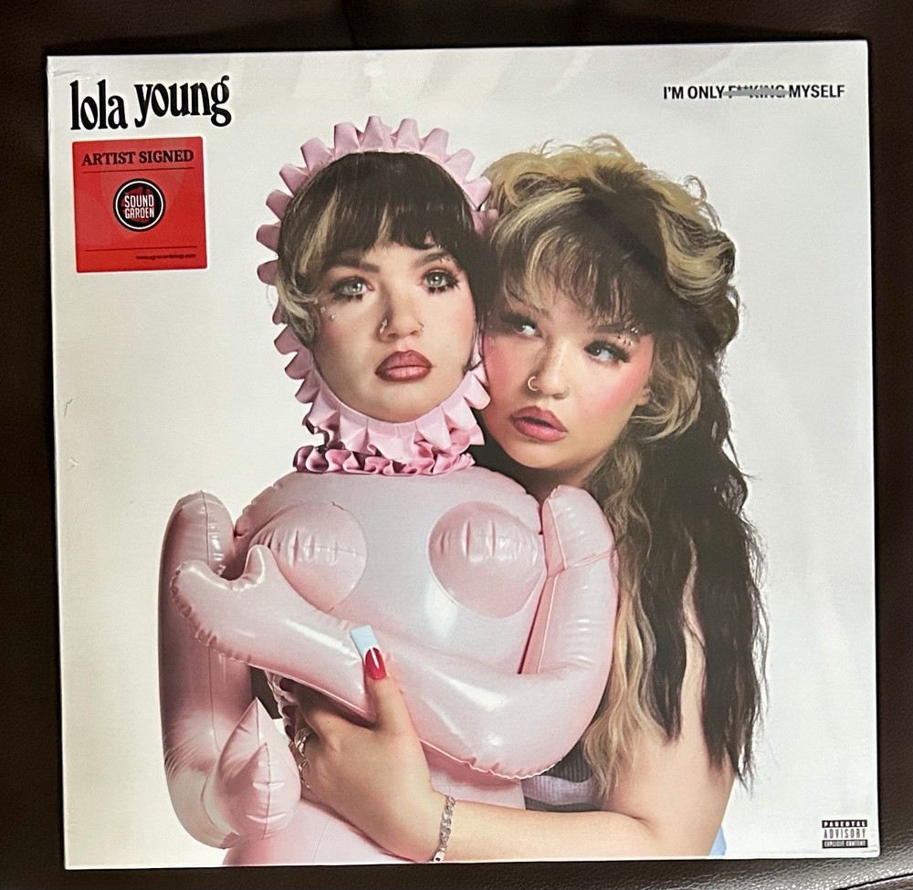 Lola Young – I’m Only F**king Myself Nude Pink Vinyl Signed Insert Sealed