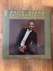 Andre Watts Seiji Ozawa Rachmaninoff Piano Concerto No 3 Columbia LP M 30059