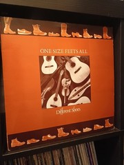 One Size Feets All – Different Shoes VG+ LP Pixie Lauer Lyric Insert