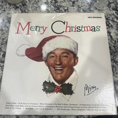 Bing Crosby Merry Christmas12″ Vinyl LP MCA Holiday Vocal Album Vintage No Inlay