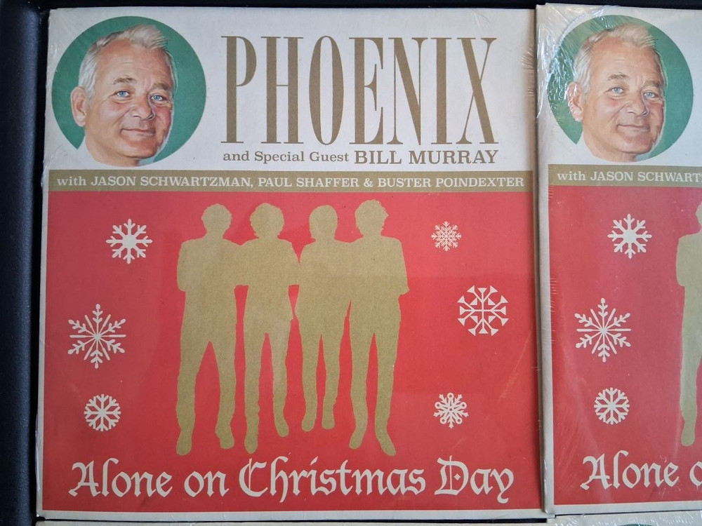 🎙️ Phoenix Alone On Christmas Day FT. Bill Murray 7 Inch Vinyl 45 Sealed New 🎁