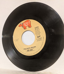 45 ~Bee Gees: “Rest Your Love On Me / Too Much Heaven” 1978 (EX)