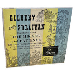 Highlights From The Mikado And Patience (Vinyl) London 5087 VG+ LP Record Album