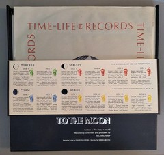 Time-Life Records TO THE MOON 1969 6 LP Vinyl/Book Box Set Apollo 11 NASA