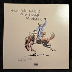 bad bunny – nadie sabe lo que va a pasar mañana vinyl (rare blue pressing)