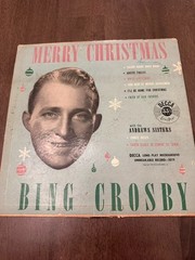 Bing Crosby Merry Christmas Decca 33 1/3 10″ Vinyl w/ Andrews Sisters 1949