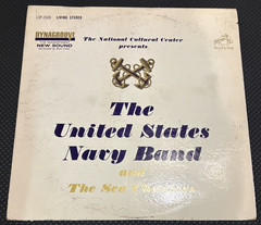 THE UNITED STATES NAVY BAND AND THE SEA CHANTERS – VINYL LP RECORD ALBUM