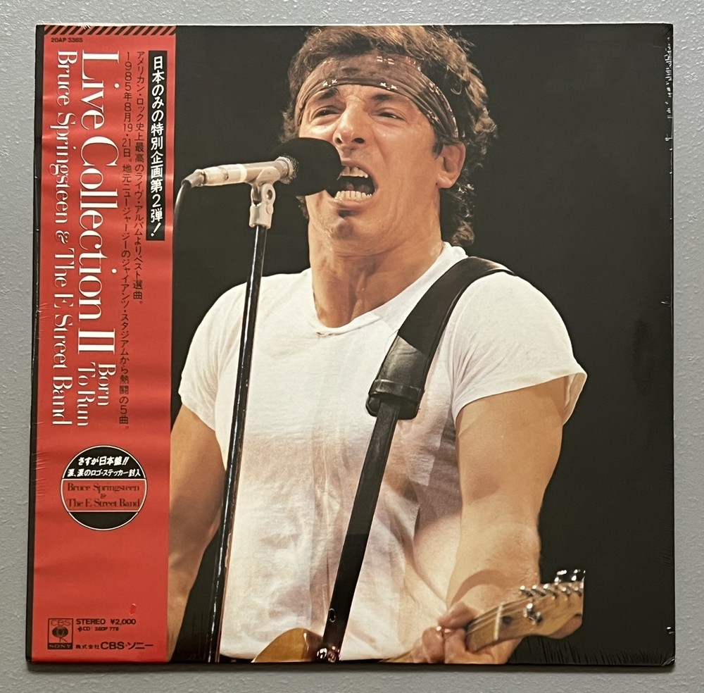 Bruce Springsteen Live Collection II Sealed 12-Inch EP Japan Pressing OBI CBS