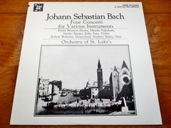 Johann Sebastian Bach ♫ Four Concerti for Various Instruments ♫ 1988 Vinyl LP NM