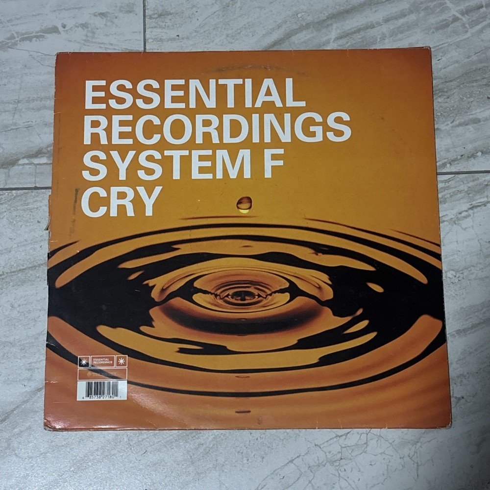 System F – Cry 12″ Record Essential Recordings Rank 1 /Ferry Corsten 2000 Rare