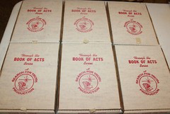 6 VTG film strips & 45 rpm records Book of Acts Search for Truth set religious