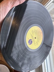 THE RAMONES Rock N Roll High School LP UK VINYL w/ USA Cover w/YPE STICKER VG/VG