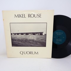 Mikel Rouse Quorum 12″ Record 1984 Club Soda Music Experimental 33 RPM CSM 001