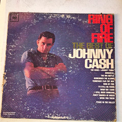 Johnny Cash Ring of Fire: Best of Johnny Cash Columbia LP CL 2053