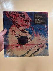 Christa Lee – Welcome to the Fantasy Zone White With Red & Blue Splatter Sealed