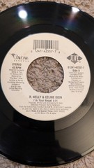 Lot Of 3 Pop R&B 45s Rpm Brandy R.Kelly Celine Dion Baby Angel No Living Without