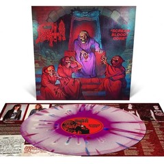 DEATH-SCREAM BLOODY GORE-LP-VINYL-COLOR CUSTOM TRICOLOR WITH SPLATTER