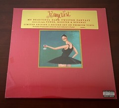 Kanye West My Beautiful Dark Twisted Fantasy 3 x LP Vinyl Records 12″