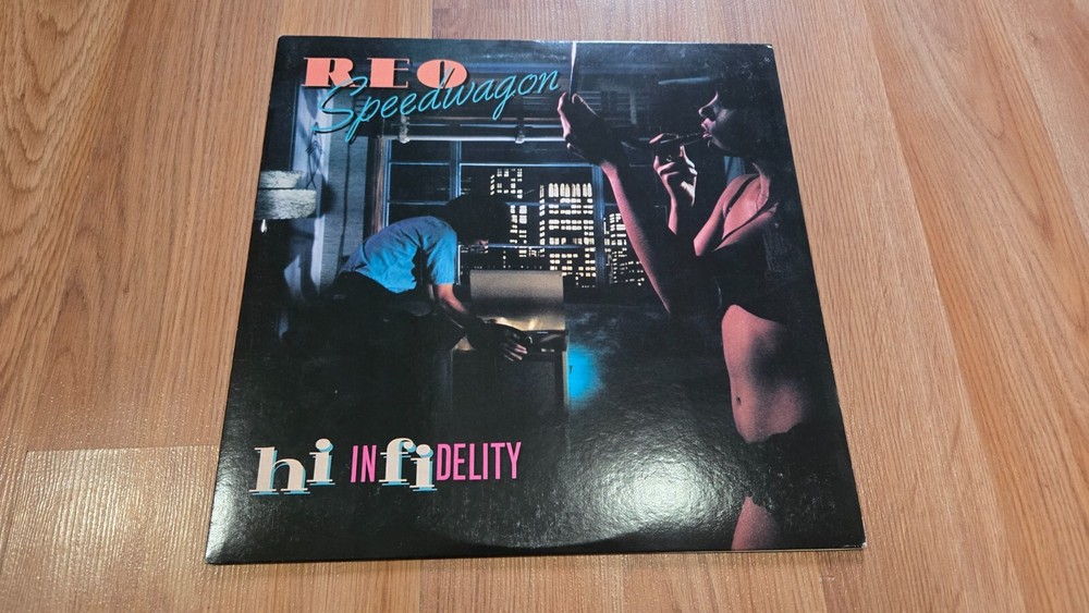 REO Speedwagon Hi Infidelity Record Vinyl LP Epic FE 36844 1980 VG Rock Pop