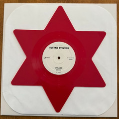 Sufjan Stevens – Chicago (Demo) – Star Shaped Red Vinyl Single Misprint 12” Rare