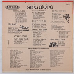 The Sing-A-Long Gang – 1959 Mono 12″ LP Vinyl Childrens Record Crown CLP 5117