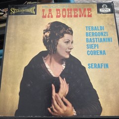 PUCCINI “La Boheme – Tebaldi, Bergonzi, Serafin” 2 LP Box Set London OSA-1208