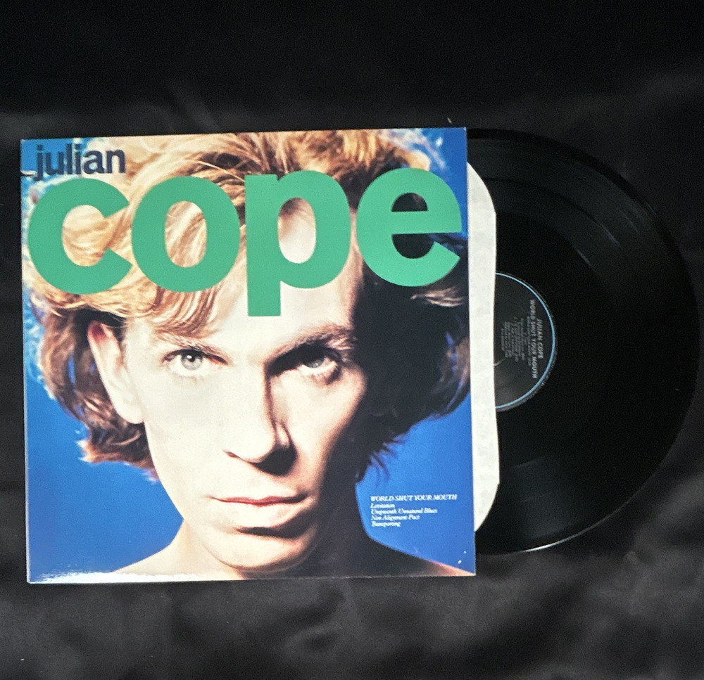 Julian Cope World Shut Your Mouth Island Rock 12″ Black Vinyl LP 1984
