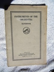 1922 VICTOR EDUCATIONAL INSTRUMENTS OF THE ORCHESTRA Teacher Handbook CATALOG