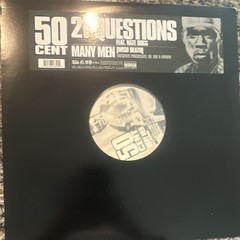 50 Cent 21 Questions / Many Men Single 12″ Vinyl Record Rap Shady Records Label