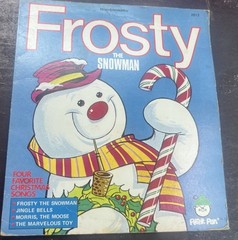 Frosty the Snowman 45rpm Vinyl Record 1980 Peter Pan Records 2612 Jingle Bells