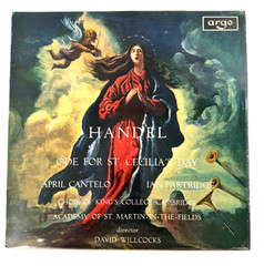 “Handel Ode for St Cecilia’s Day Vinyl LP – King’s College, Argo ZRG 563