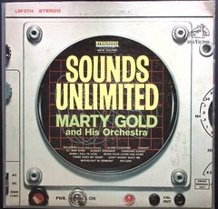 MARTY GOLD AND HIS ORCHESTRA SOUNDS UNLIMITED RCA VICTOR VINYL LP 180-12