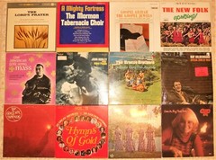 Religious – Folk/Country 12 Vinyl Record Lot, All LP & US 1st Press 1 Blue Vinyl