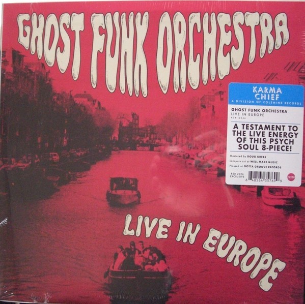 Ghost Funk Orchestra – Live In Europe (Fuchsia Swirl Vinyl. RSD)