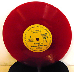 Fred Waring–Fo Fum Fi Fee/New Happy Birthday Song 1949 Green Giant Promo Record