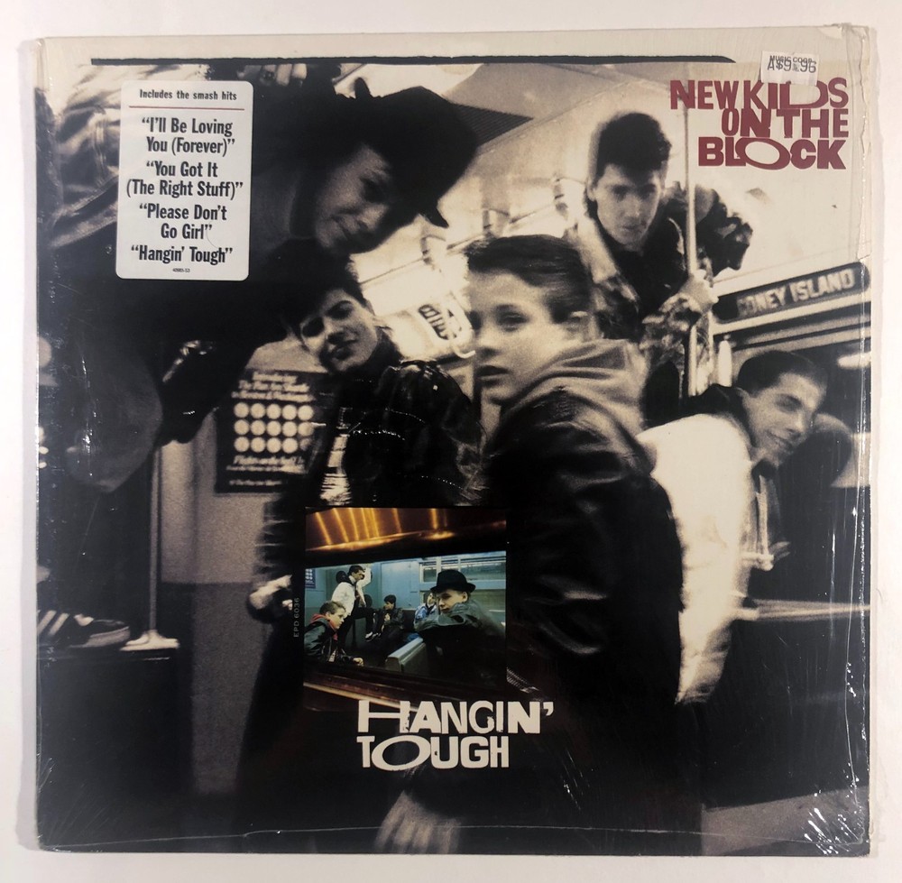 New Kids On the Block Hangin’ Tough LP Vinyl Record 1988 US Press Shrink Hype