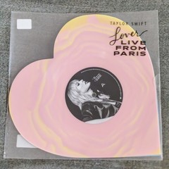 Taylor Swift Lover Live From Paris Heart Shaped Vinyl – 2025 Version NEW