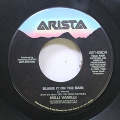 Pop Picture Sleeve 45 Milli Vanilli – Blame It On The Rain / Dance With A Devil