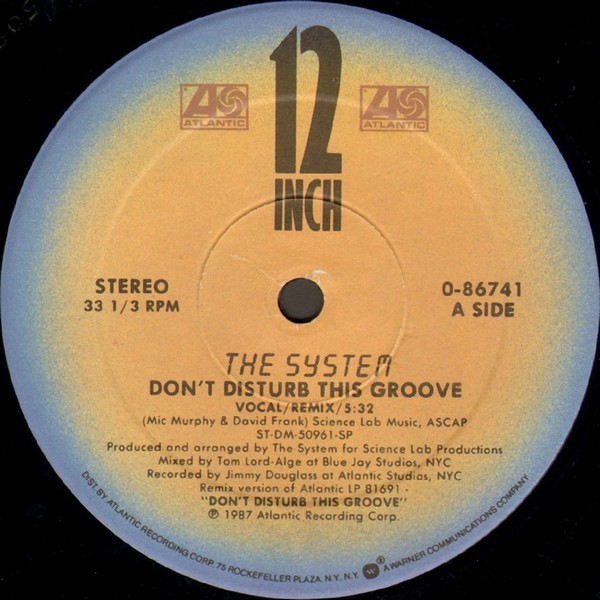 The System – Don’t Disturb This Groove (12″) (Very Good Plus (VG+)) 4260043611