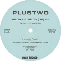 PLUSTWO – Melody/Stop Fantasy (Vinyl 12-inch Single, 33 RPM) – Made in Italy
