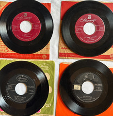 Lot of 8 The Platters 45 rpm – Great Pretender, My Secret, Twilight, My Prayer