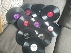 10 78 rpm singles 1940s & 1950s various genre