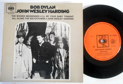BOB DYLAN John Wesley Harding EP 69 CBS COLUMBIA AUSTRALIA Mono 7 NM!