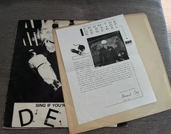 Devo Live LP sing if your glad to be DEVO Fanclub Very Rare