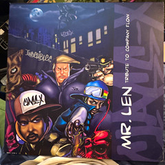 Mr. Len Tribute To Company Flow Smacks Records Blue Vinyl 2LP 2003 12″ TEG-2410