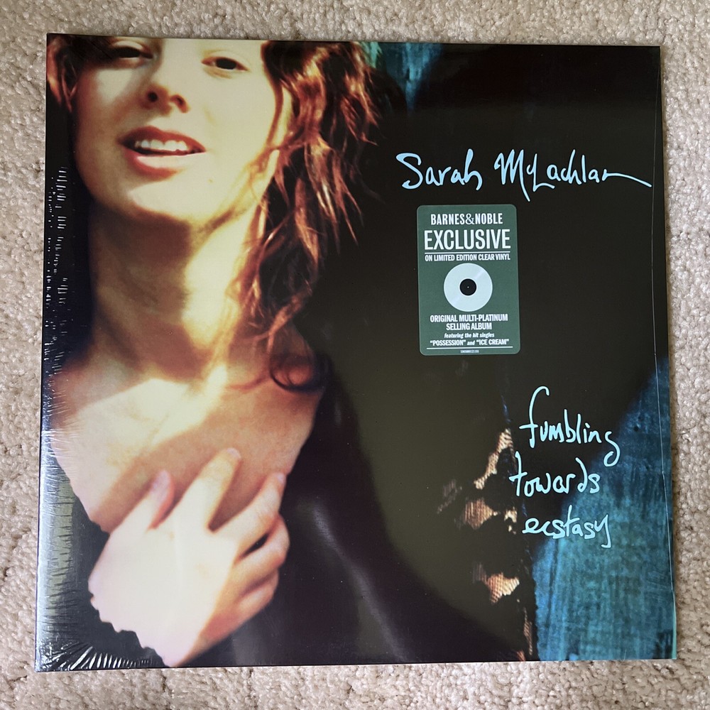 Sarah McLachLan – Fumbling Towards Ecstacy Glass Bottle Clear Vinyl Record LP